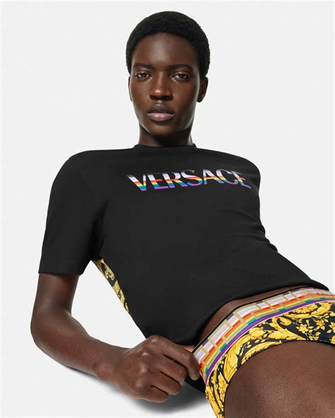 versace pride jockstrap|Pride Barocco Swim Briefs Black,Print .